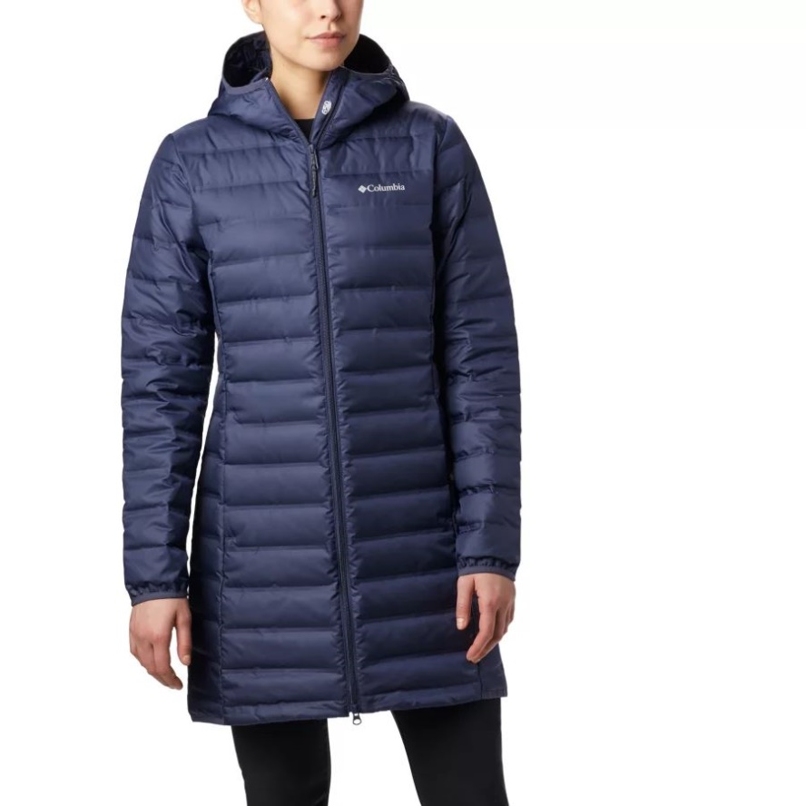 Women's Lake 22 Down Long Hooded Jacket Columbia Sale Brand Nocturnal