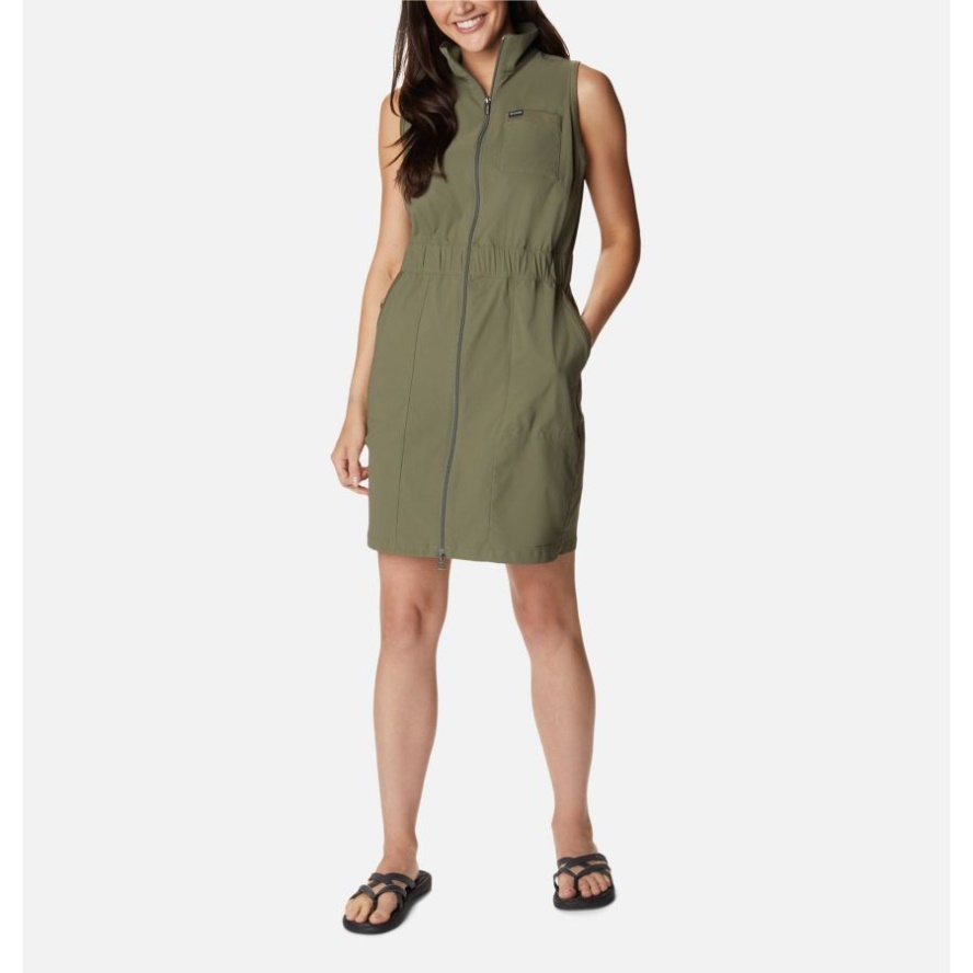 Women's Leslie Falls Dress Columbia Sale Stone Green