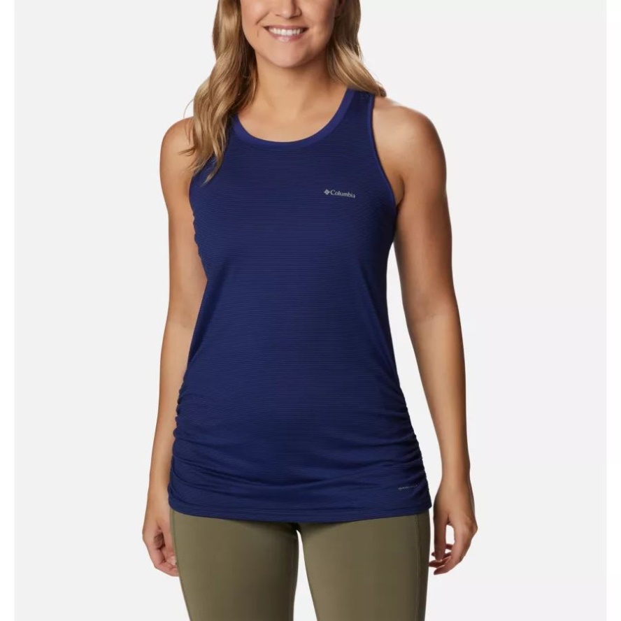 Women's Leslie Falls Tank Dark Sapphire Columbia Sale