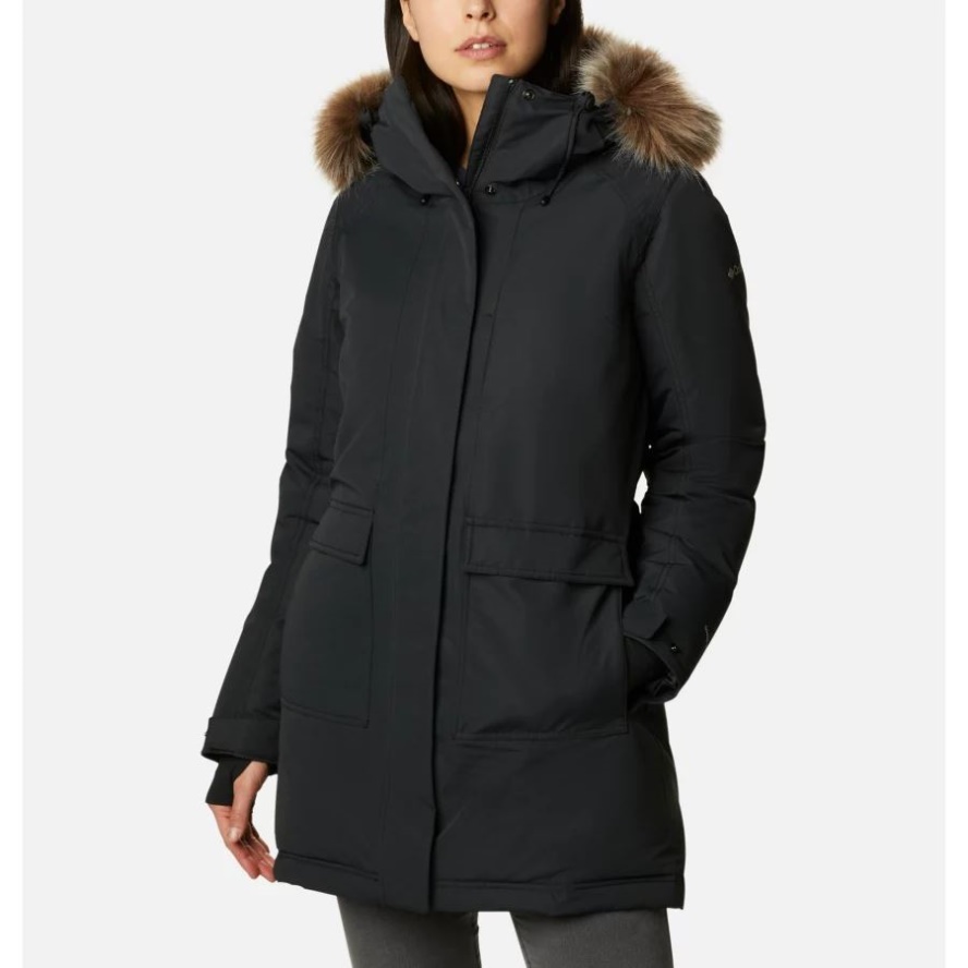 Women's Little Si Omni-Heat Infinity Insulated Parka Black Columbia Sale