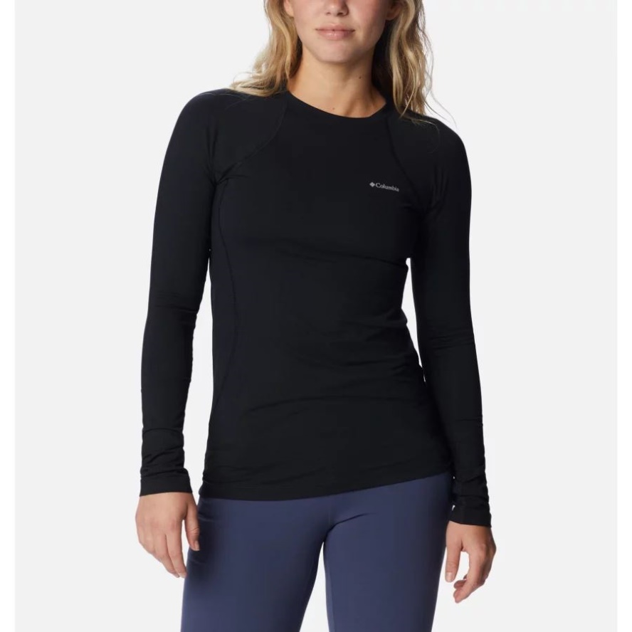 Women's Midweight Baselayer Crew Columbia Sale Black