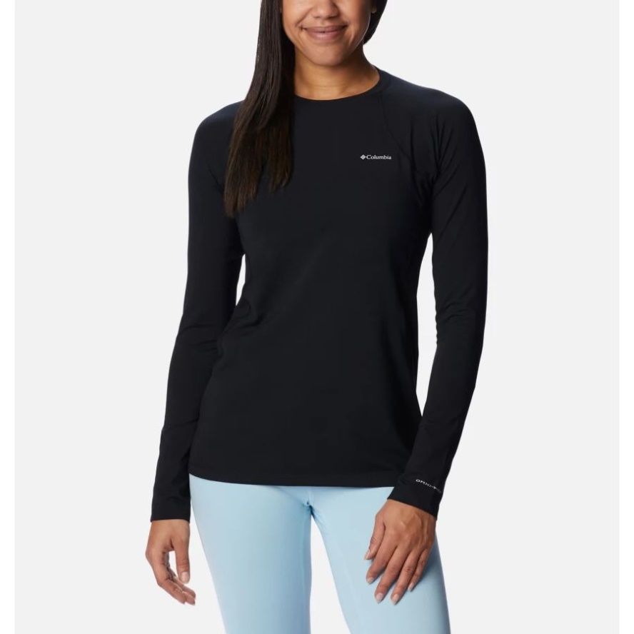Women's Midweight Baselayer Crew Columbia Sale Brand Black