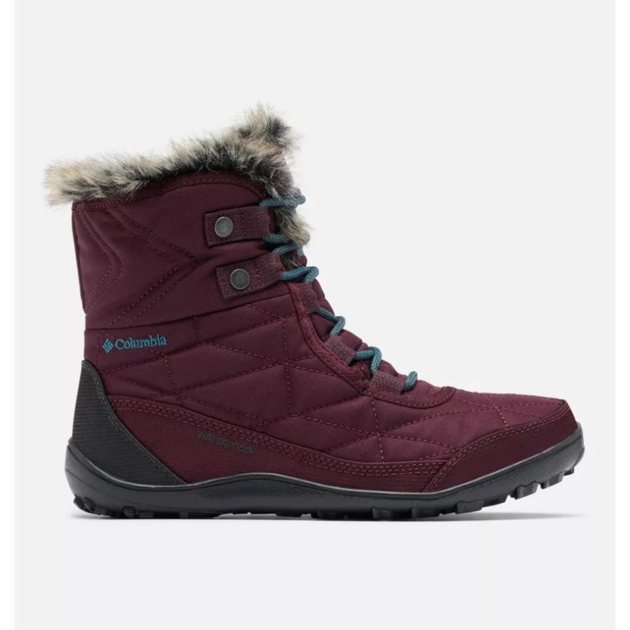 Women's Minx Shorty III Boot Wide Epic Plum/River Blue Columbia Sale
