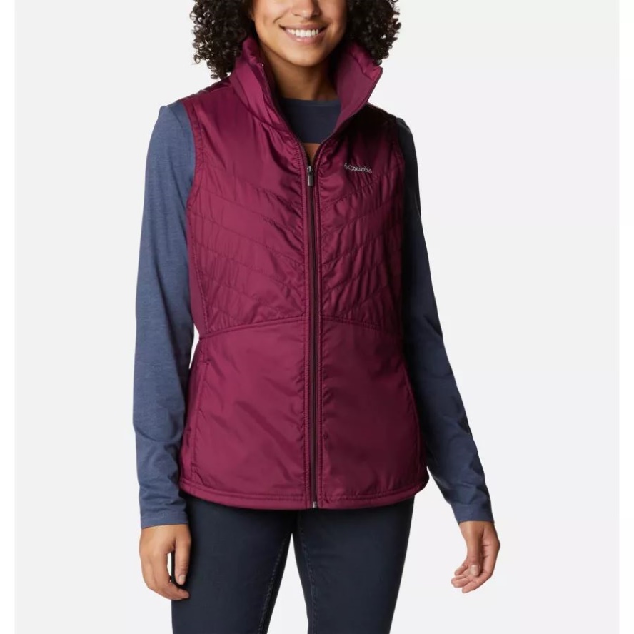 Women's Mix It Around II Vest Columbia Sale Marionberry