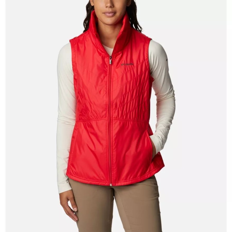 Women's Mix It Around II Vest Red Lily Columbia Sale