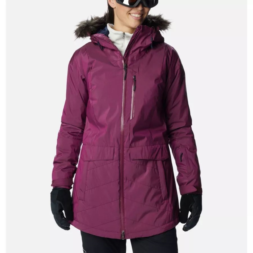 Women's Mount Bindo II Omni-Heat Infinity Insulated Jacket Columbia Sale Marionberry Sheen