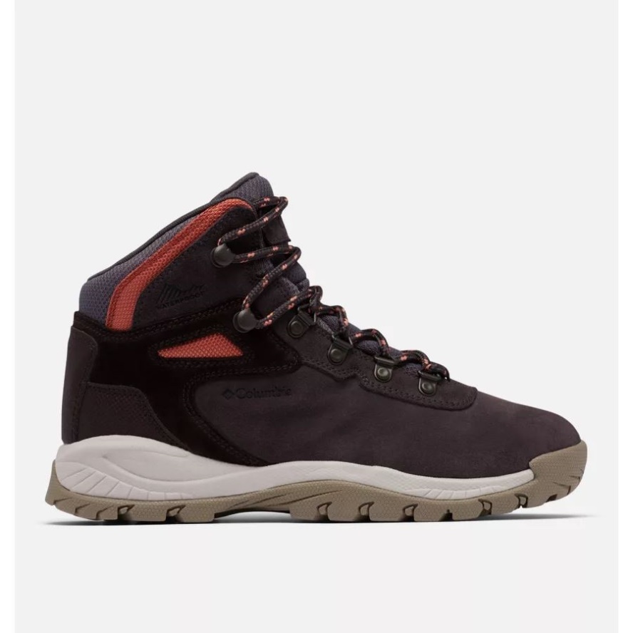 Women's Newton Ridge Plus Waterproof Amped Hiking Boot Timber/Cinder Columbia Sale