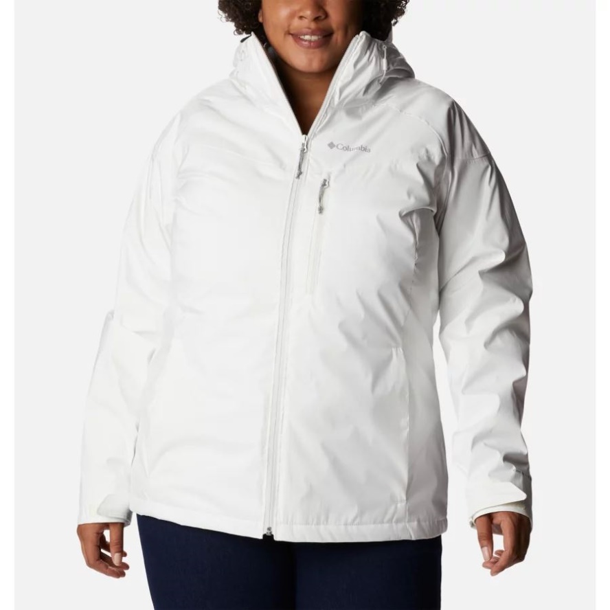 Women's Oak Ridge Interchange Jacket Plus Size Columbia Sale White Sheen