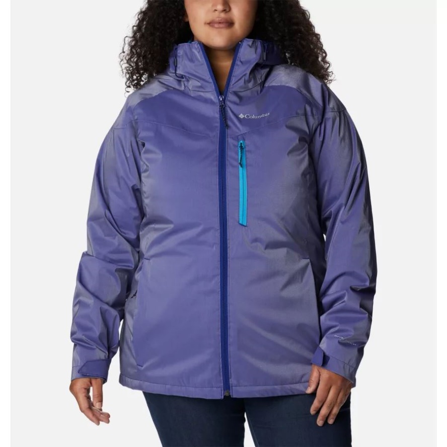 Women's Oak Ridge Interchange Jacket Plus Size Dark Sapphire Sheen Columbia Sale