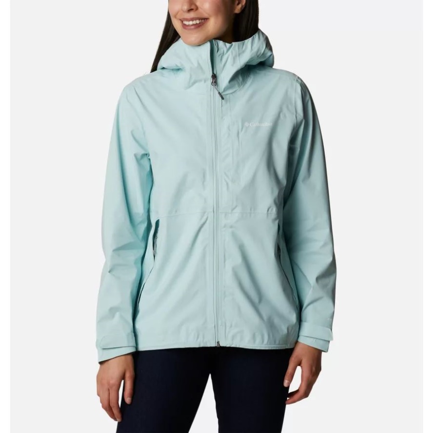 Women's Omni-Tech Ampli-Dry Shell Jacket Columbia Sale Icy Morn