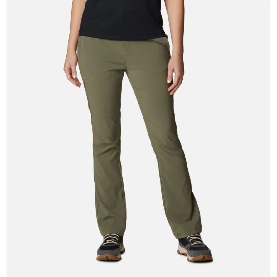 Women's On The Go Hiking Trousers Columbia Sale Stone Green