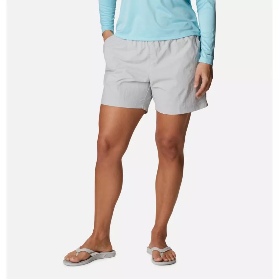 Women's PFG Backcast Water Shorts Cool Grey Columbia Sale