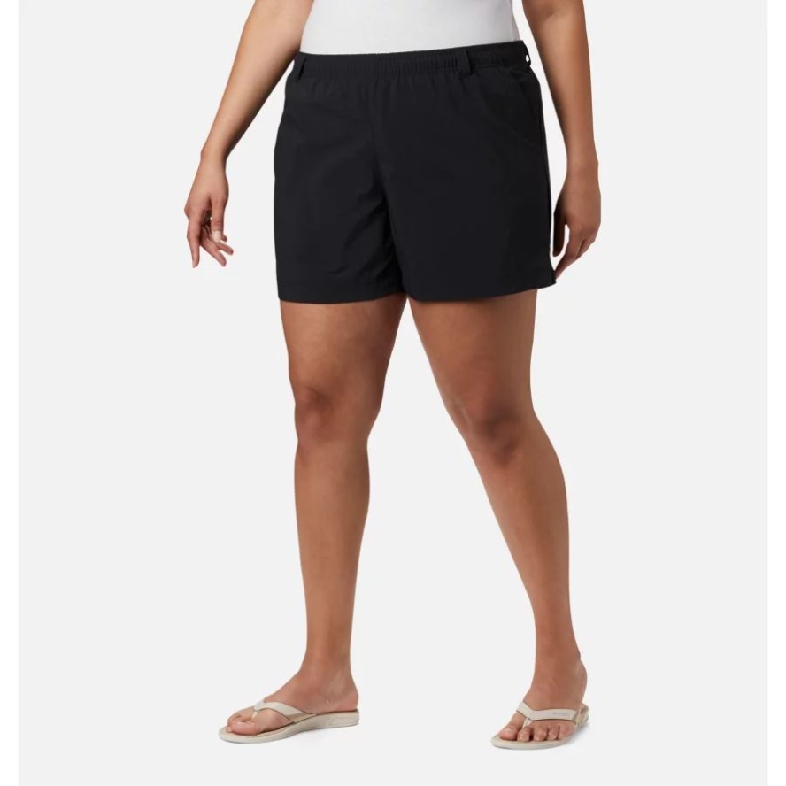 Women's PFG Backcast Water Shorts Plus Size Black Columbia Sale