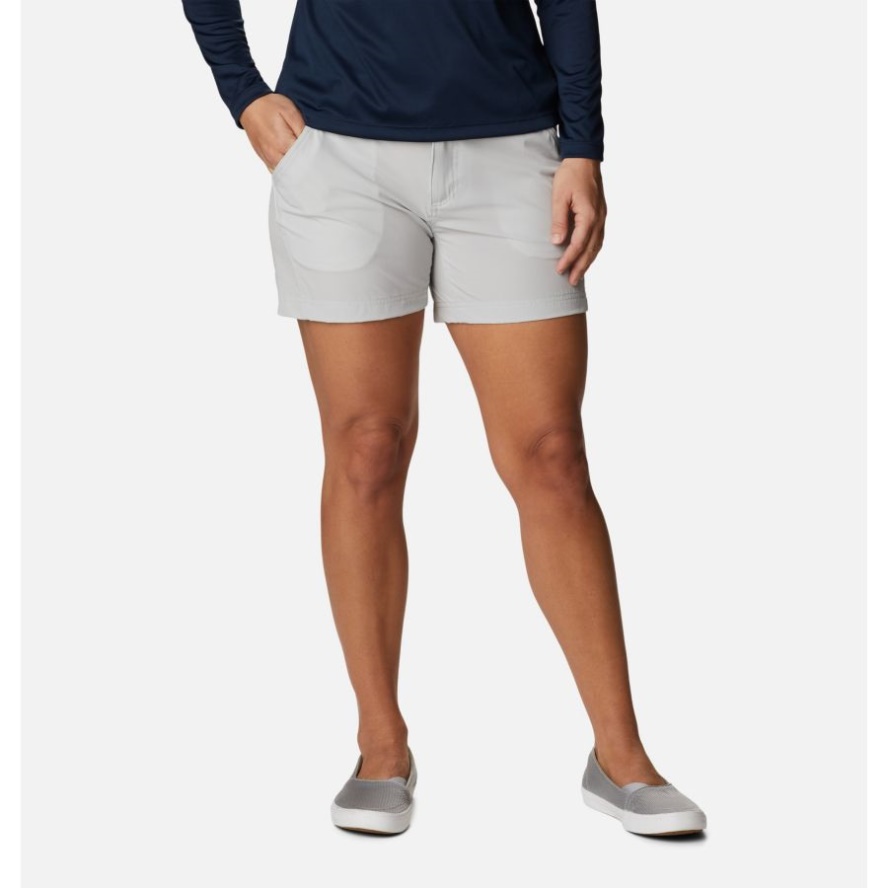 Women's PFG Coral Point III Shorts Cool Grey Columbia Sale