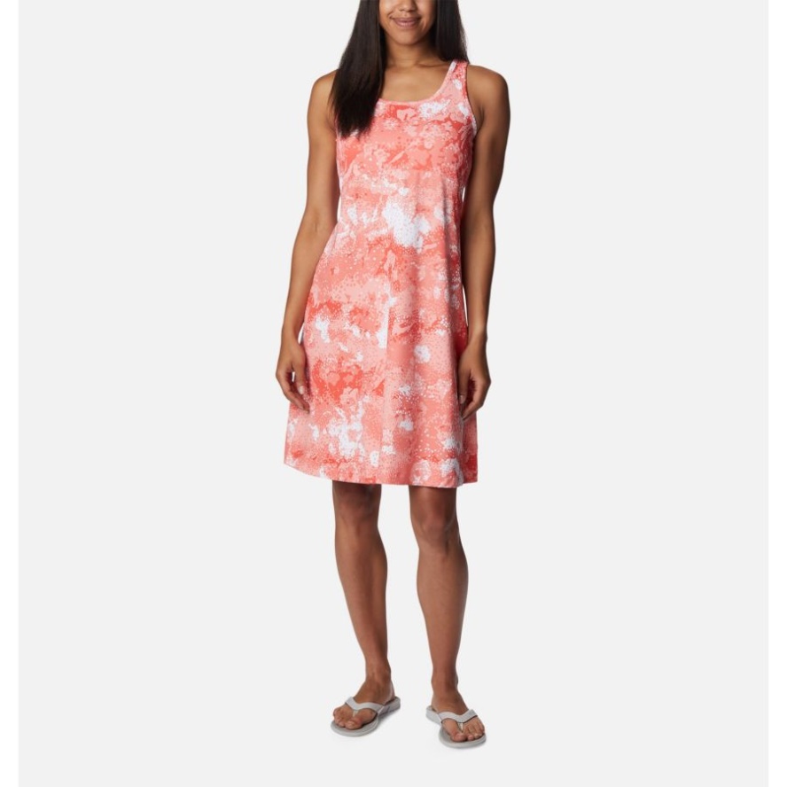 Women's PFG Freezer III Dress Columbia Sale Corange Foam Floral