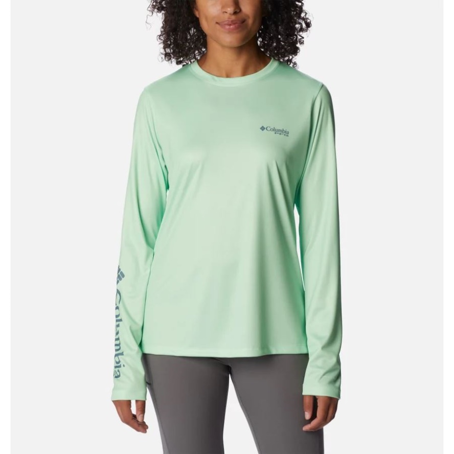 Women's PFG Tidal Tee Island Time Long Sleeve Shirt Key West/Metal Columbia Sale