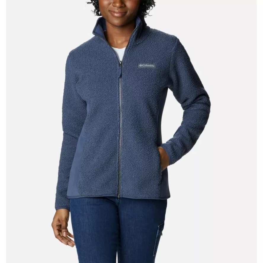 Women's Panorama Sherpa Fleece Jacket Nocturnal Columbia Sale