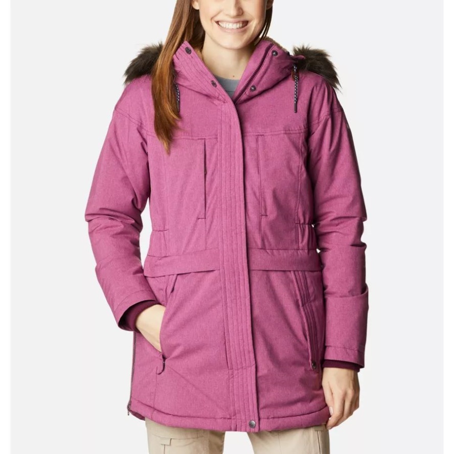 Women's Payton Pass Insulated Jacket Columbia Sale Marionberry Heather