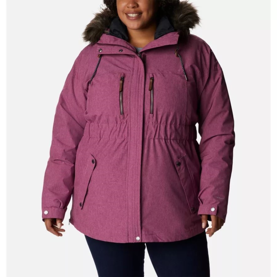 Women's Payton Pass Interchange Jacket Plus Size Marionberry Heather Columbia Sale
