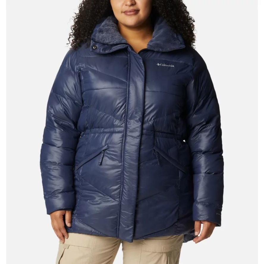 Women's Peak to Park Mid Insulated Jacket Plus Size Columbia Sale Nocturnal Gunmetal