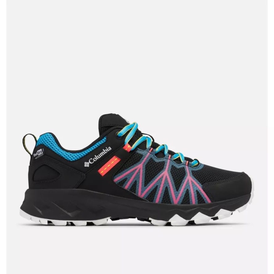 Women's Peakfreak II Outdry Waterproof Hiking Shoe Black/White Columbia Sale