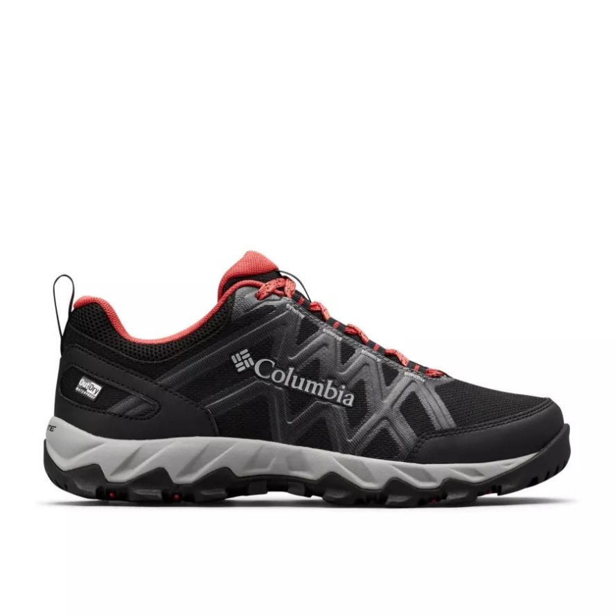 Women's Peakfreak X2 OutDry Walking Shoe Black/Daredevil Columbia Sale