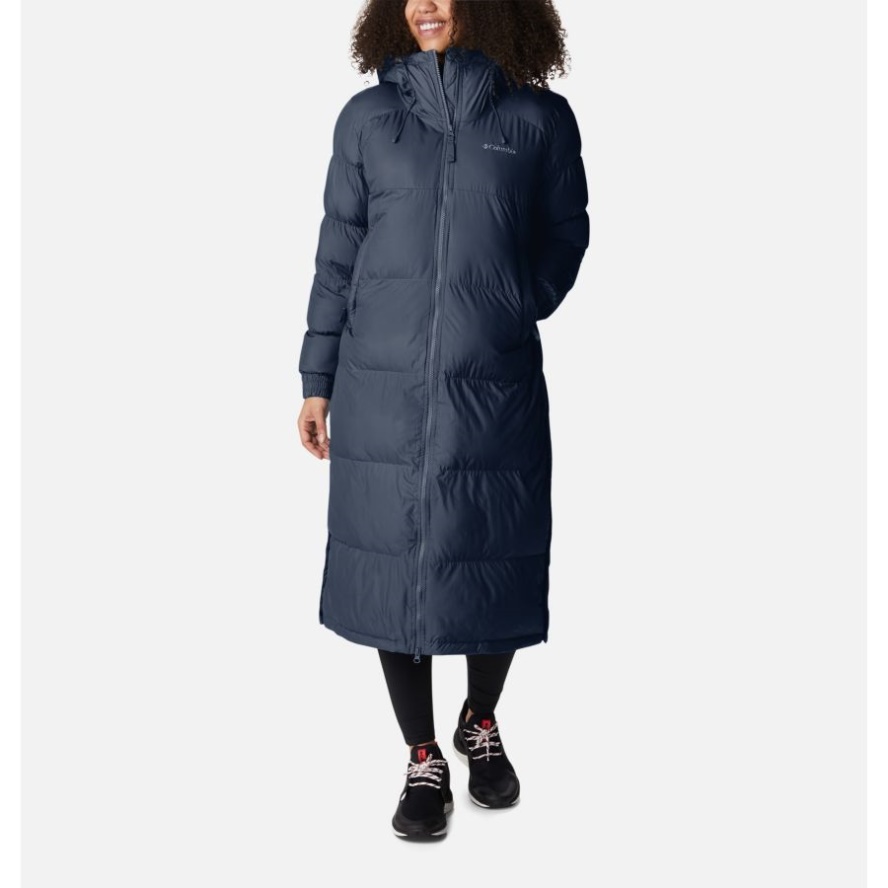 Women's Pike Lake Long Jacket Dark Nocturnal Columbia Sale