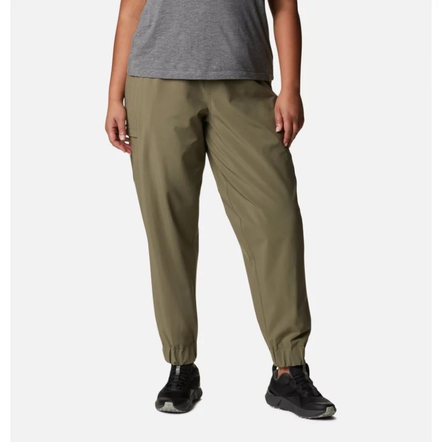 Women's Pleasant Creek Joggers Plus Size Stone Green Columbia Sale