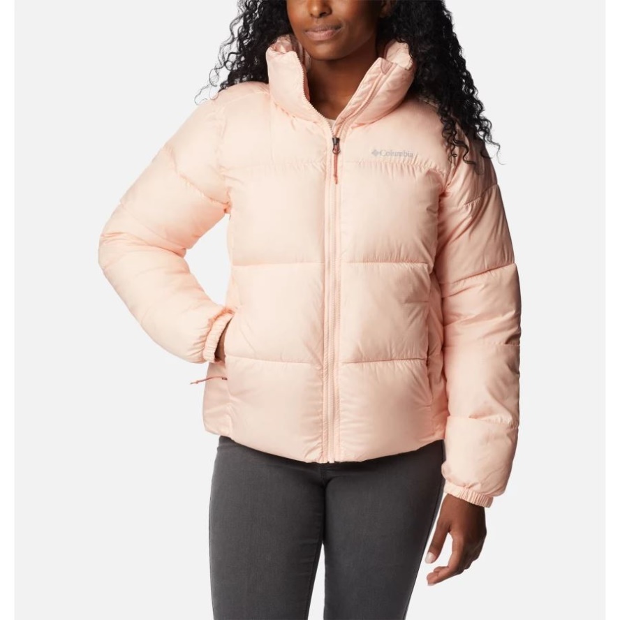 Women's Puffect Puffer Jacket Peach Blossom Columbia Sale