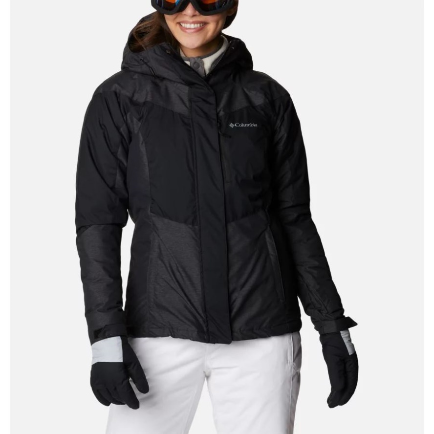 Women's Rosie Run Insulated Jacket Columbia Sale Black/Black Heather