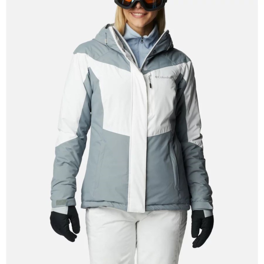 Women's Rosie Run Insulated Jacket White/Tradewinds Grey Columbia Sale
