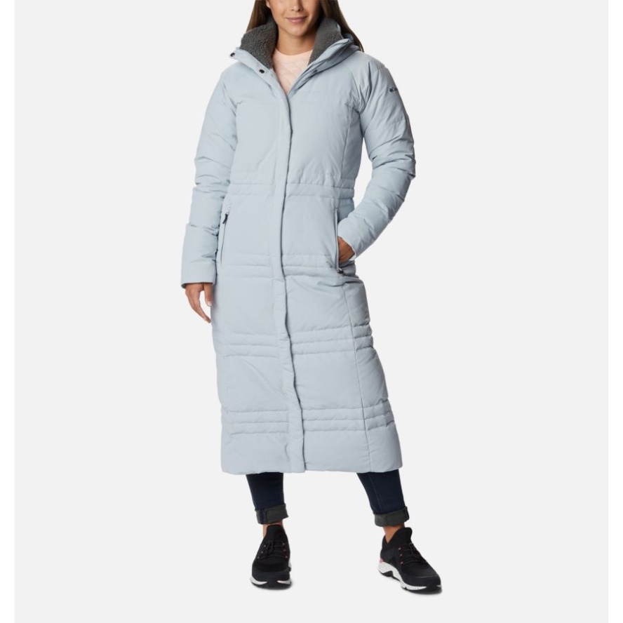 Women's Ruby Falls Down Long Jacket Cirrus Grey Columbia Sale