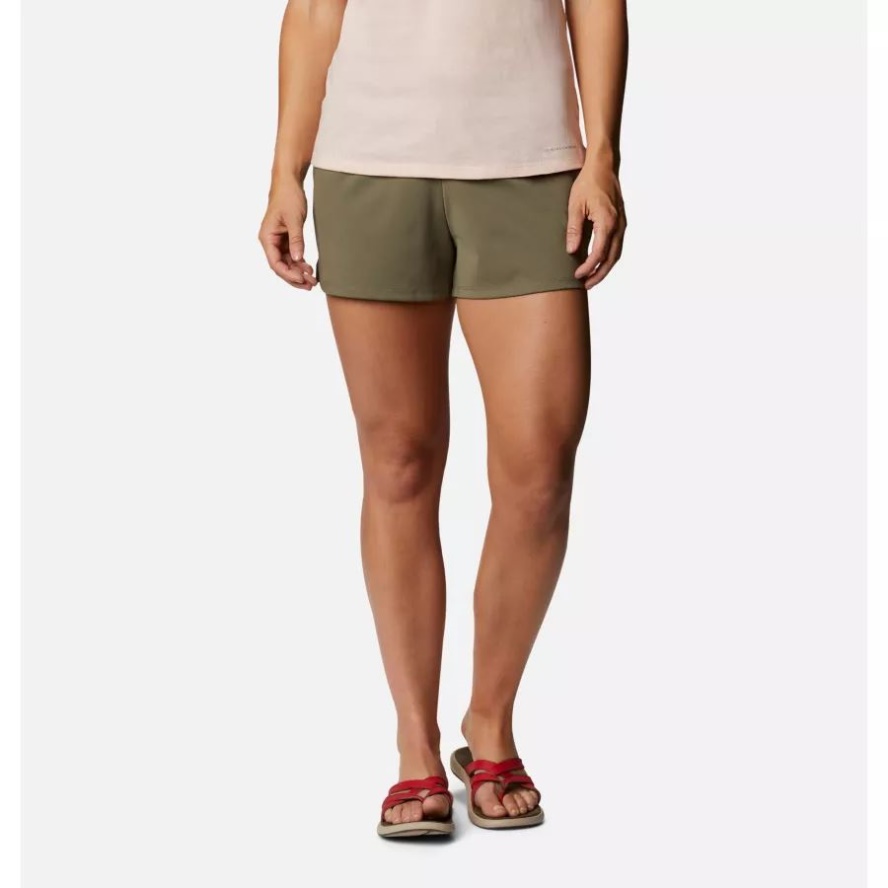 Women's Sandy Creek Stretch Shorts Columbia Sale Stone Green
