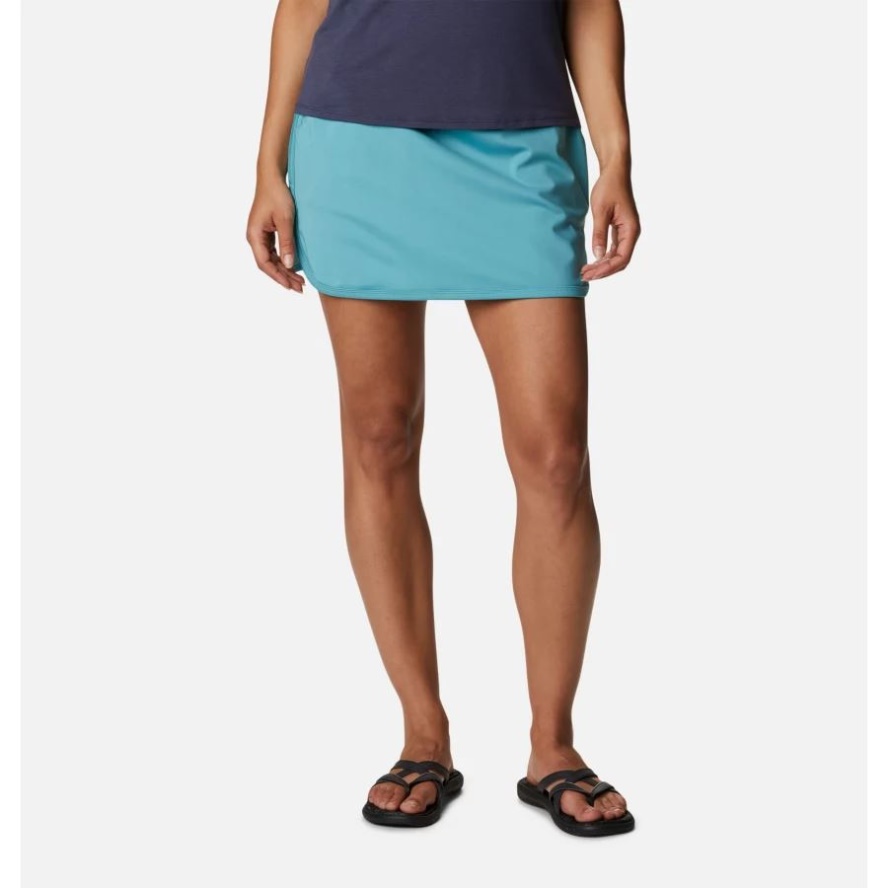 Women's Sandy Creek Stretch Skort Columbia Sale Sea Wave