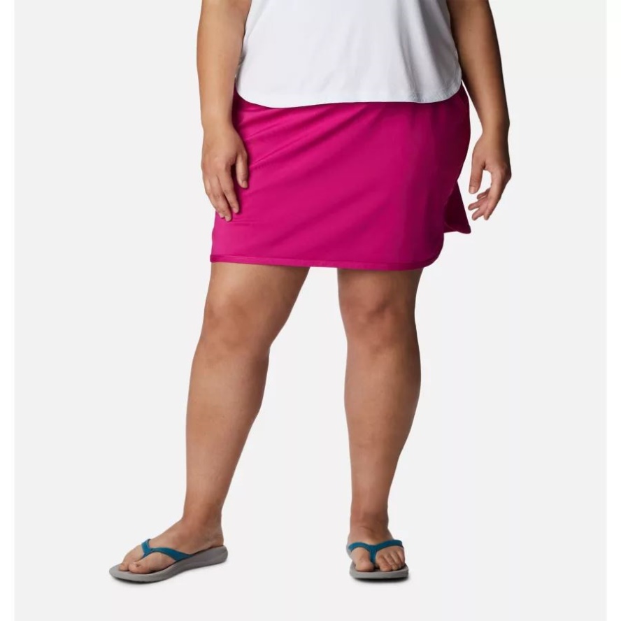 Women's Sandy Creek Stretch Skort Plus Size Columbia Sale Wild Fuchsia