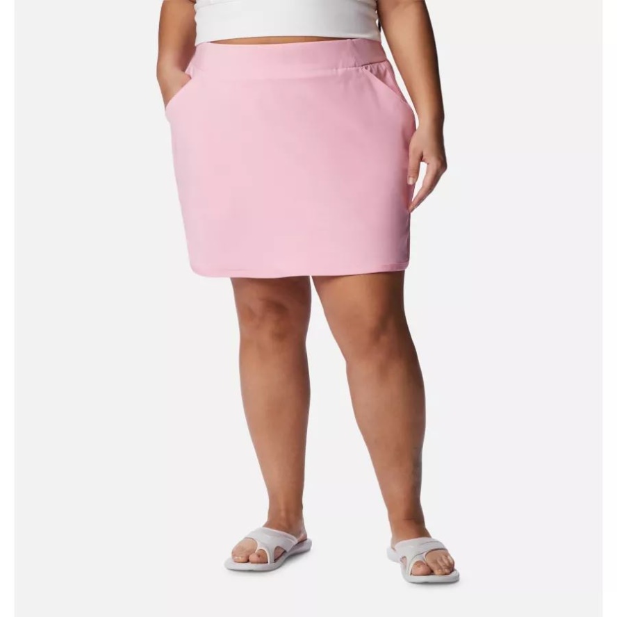 Women's Sandy Creek Stretch Skort Plus Size Wild Rose Columbia Sale