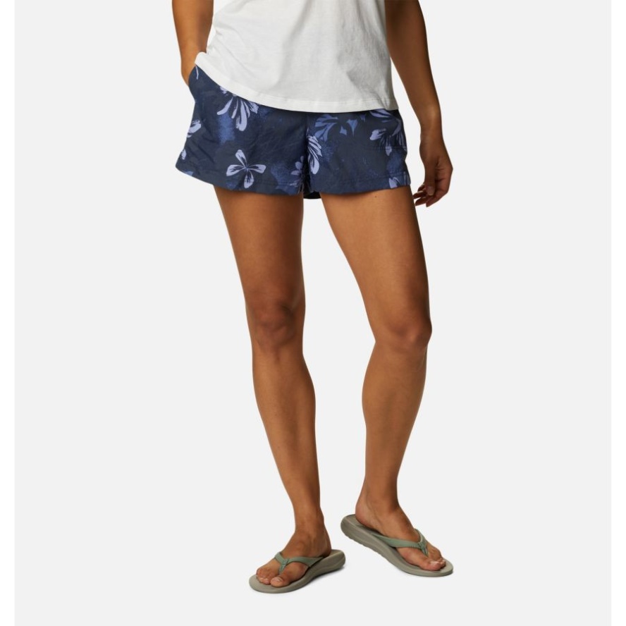 Women's Sandy River II Printed Shorts Nocturnal Daisy Party Columbia Sale