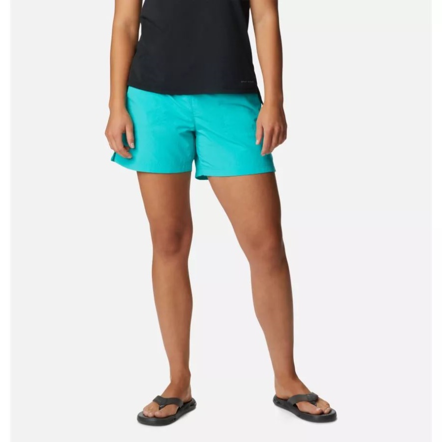 Women's Sandy River Shorts Bright Aqua Columbia Sale