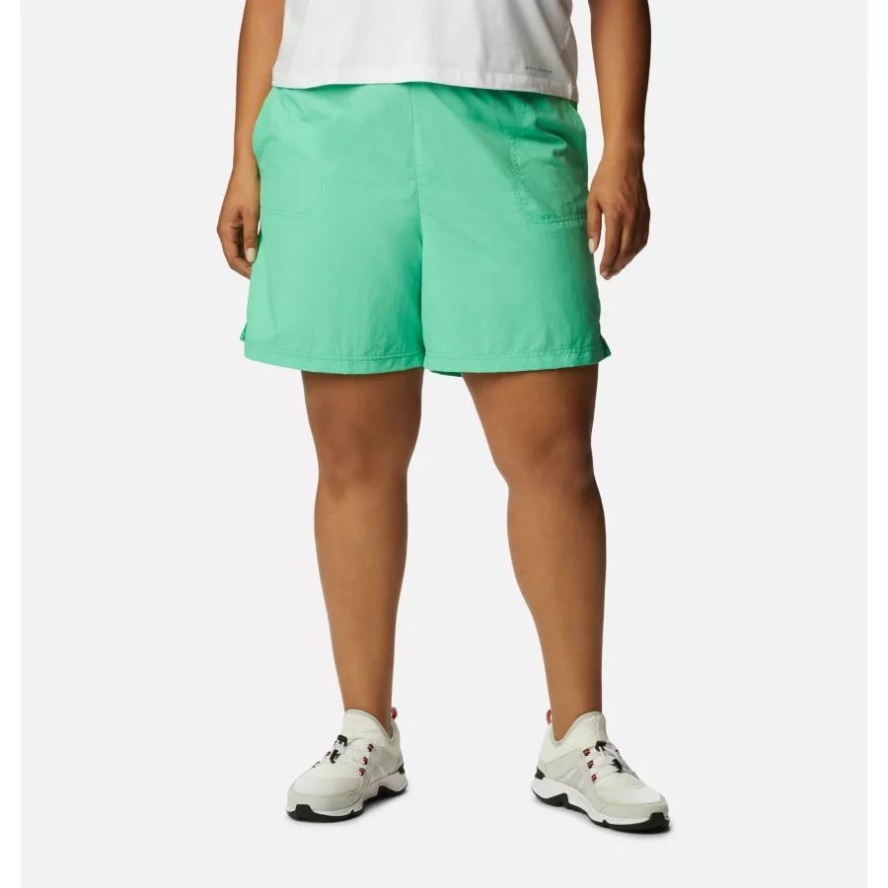 Women's Sandy River Shorts Plus Size Light Jade Columbia Sale