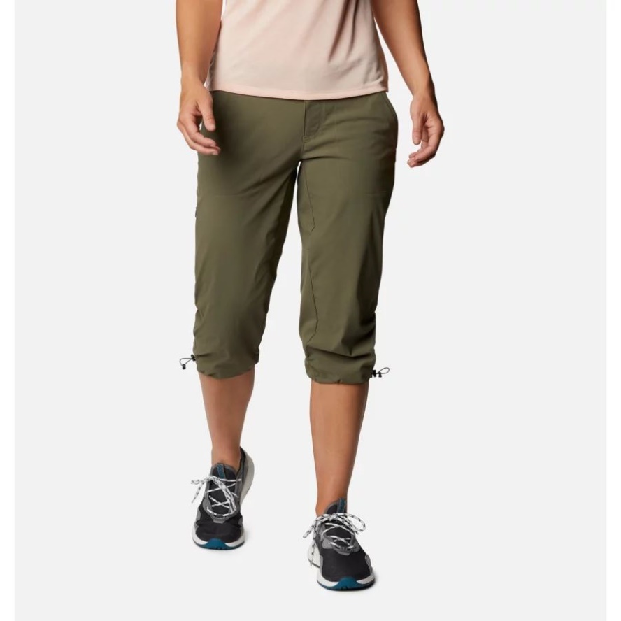 Women's Saturday Trail II Knee Pants Stone Green Columbia Sale