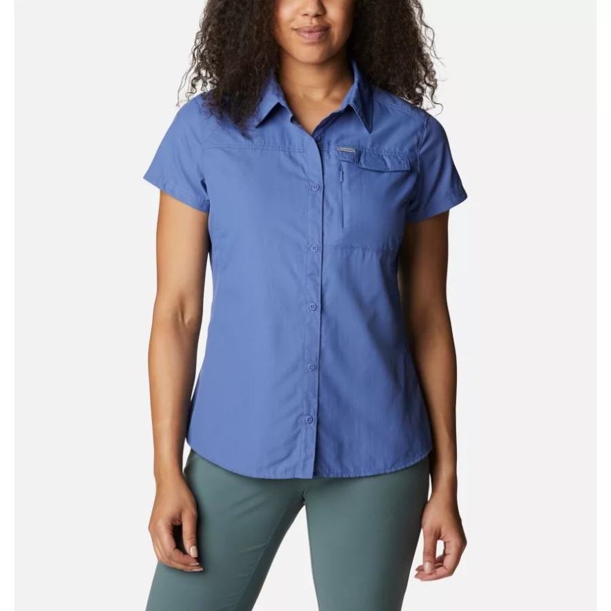 Women's Silver Ridge 2.0 Short Sleeve Shirt Velvet Cove Columbia Sale