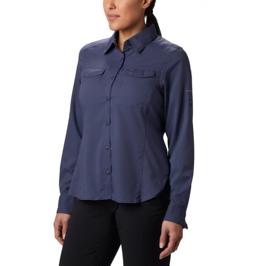 Women's Silver Ridge Lite Long Sleeve Nocturnal Columbia Sale