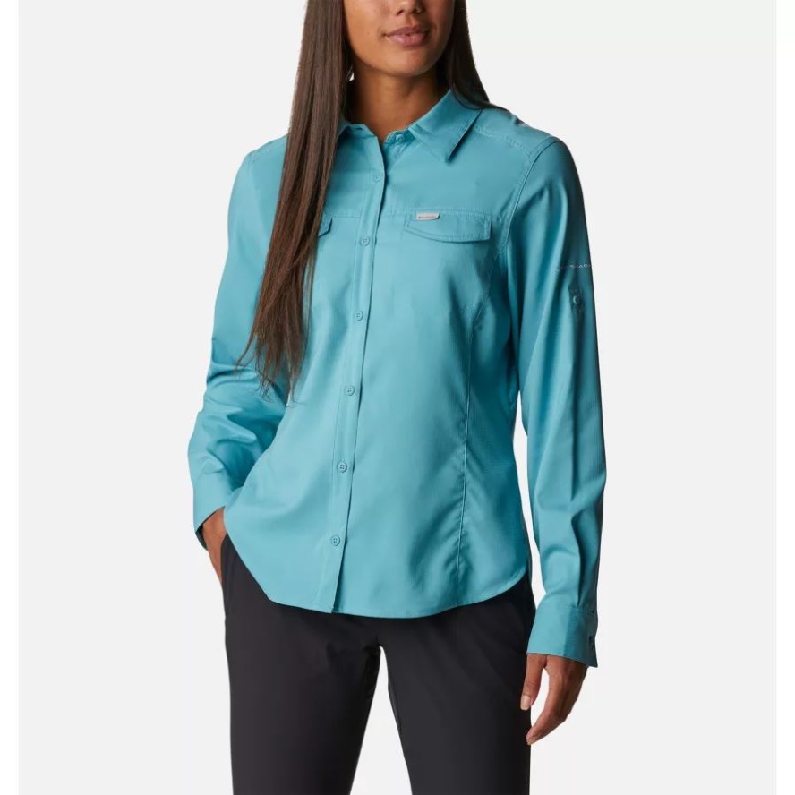 Women's Silver Ridge Lite Shirt Sea Wave Columbia Sale