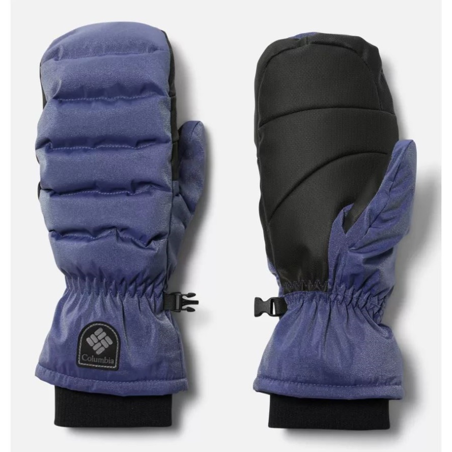 Women's Snow Diva Insulated Mittens Dark Sapphire Sheen Columbia Sale