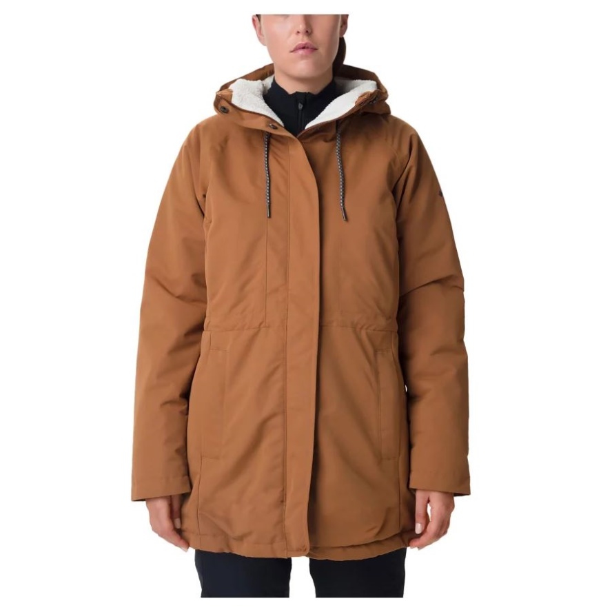 Women's South Canyon Sherpa Lined Waterproof Parka Columbia Sale Camel Brown
