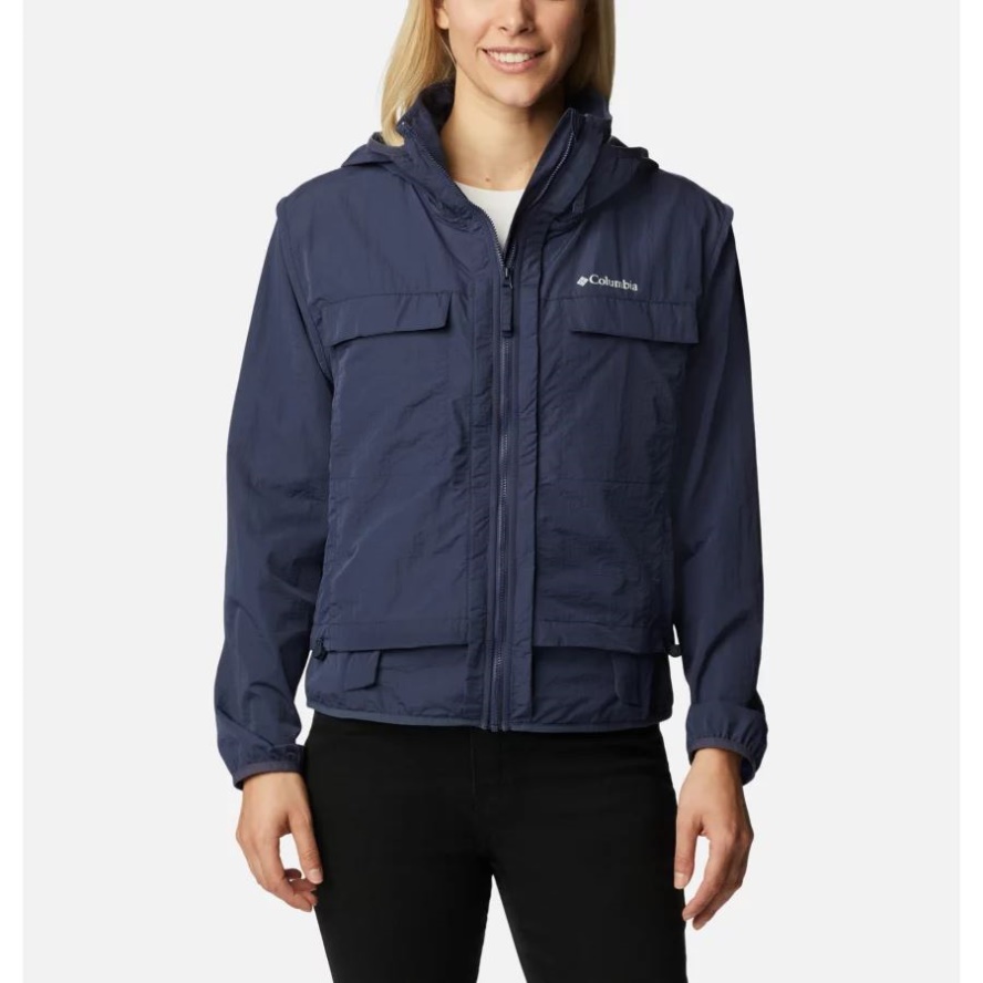 Women's Spring Canyon Wind Interchange Jacket Nocturnal Columbia Sale