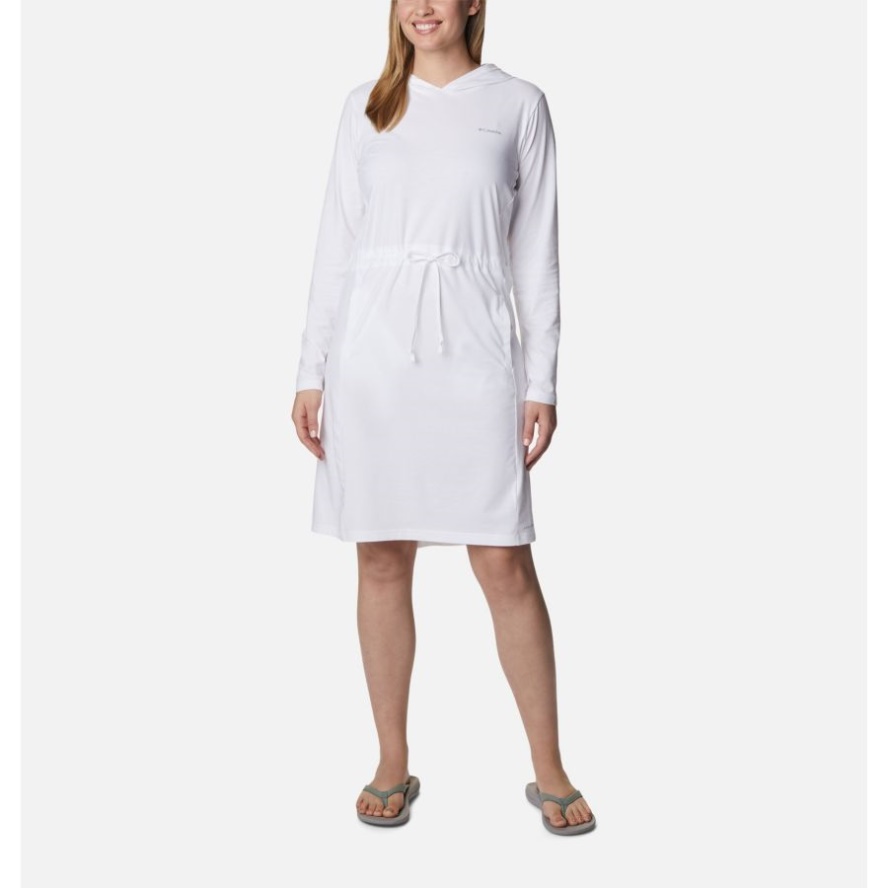 Women's Sun Trek Hooded Coverup White Columbia Sale