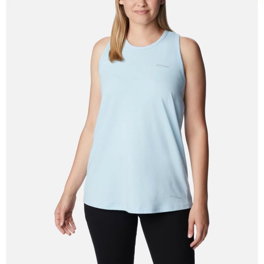 Women's Sun Trek Racerback Tank Columbia Sale Spring Blue