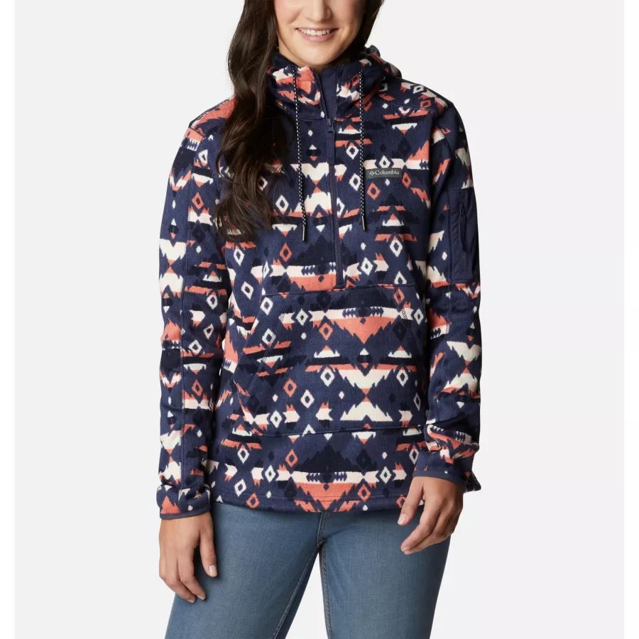 Women's Sweater Weather Hooded Pullover Columbia Sale Nocturnal Rocky Mt Print