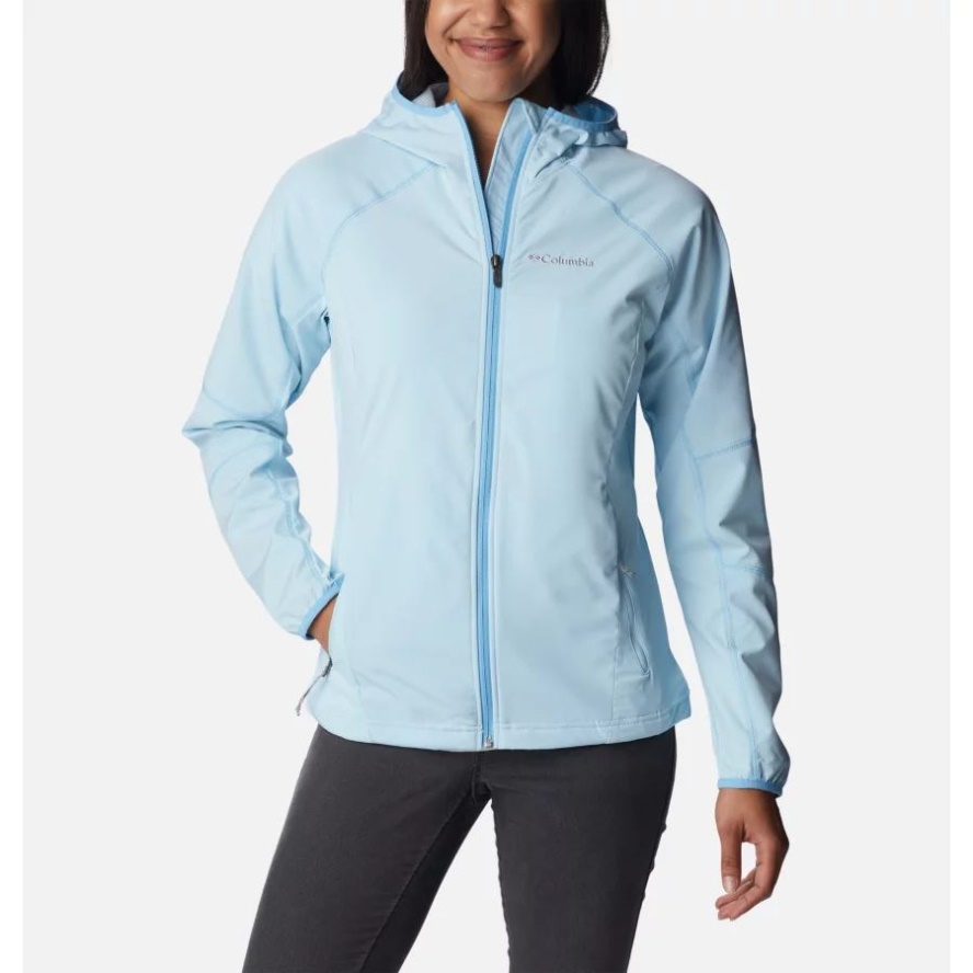 Women's Sweet As Softshell Hooded Jacket Columbia Sale Spring Blue